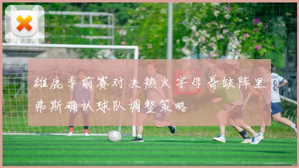 雄鹿季前赛对决热火字母哥缺阵里弗斯确认球队调整策略