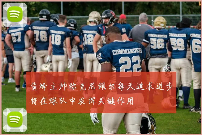 黄蜂主帅称克尼佩尔每天追求进步将在球队中发挥关键作用